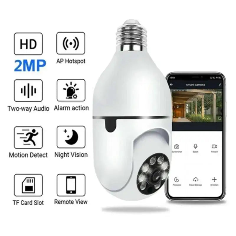 Câmera de segurança WiFi IP sem fio 360 com bico de plugue Yoosee Ptz Full HD Night Vision-bivolt