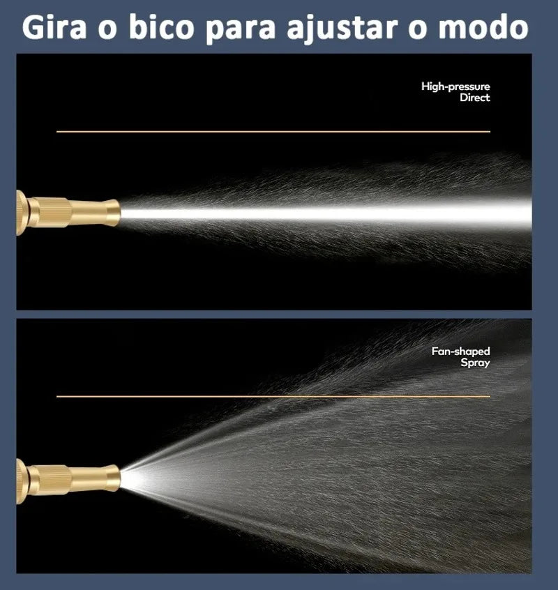 Bico de Mangueira de Compressão em Metal para Limpeza Durabilidade e Eficiência no Conector de Esguicho para Diferentes Usos